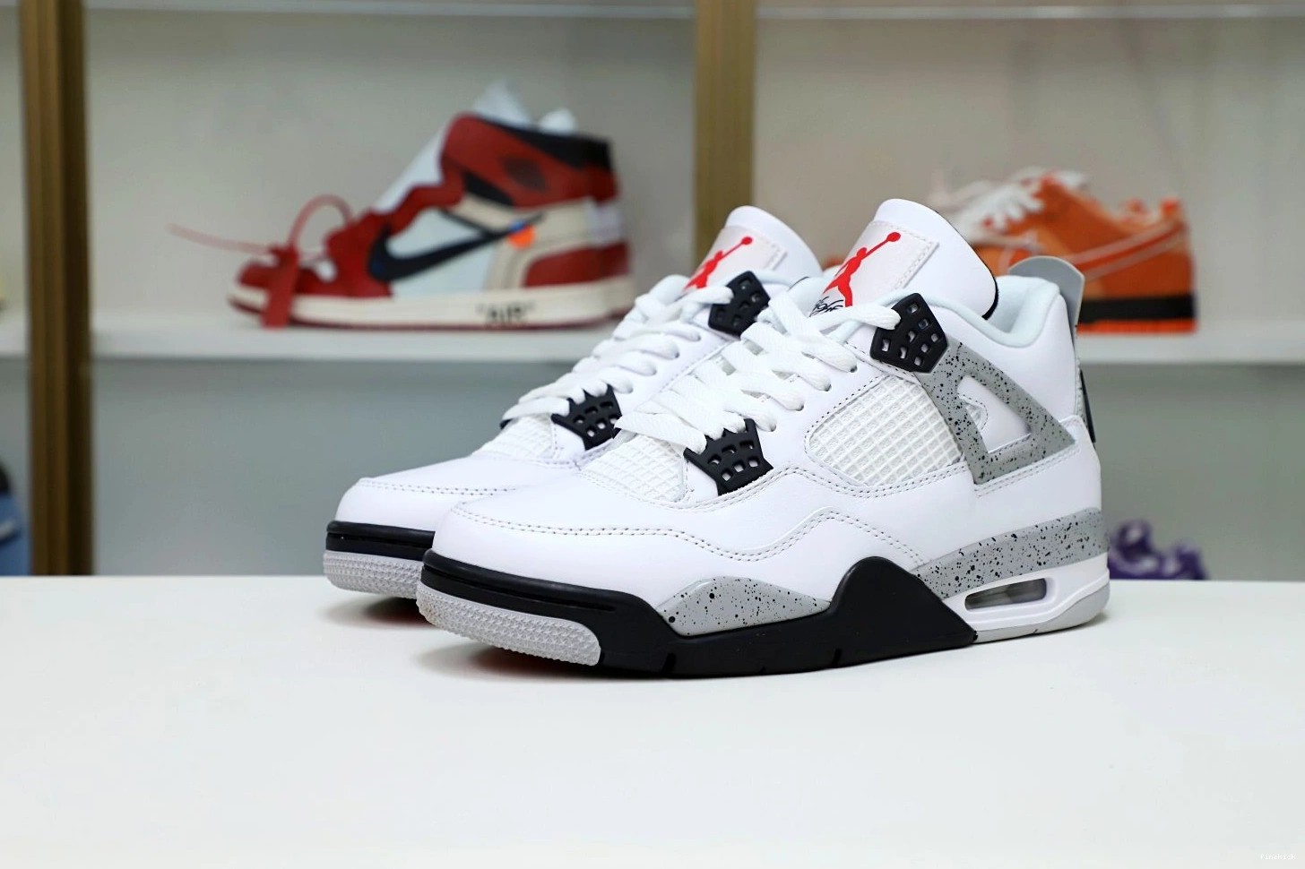 Air Cement Jordan Retro 4 White 0709
